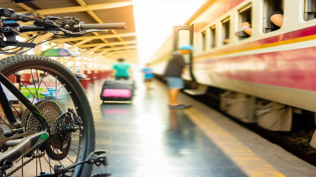 Jak przewozić rower w pociągu?