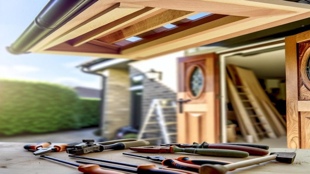 Jak zrobić daszek nad drzwiami?