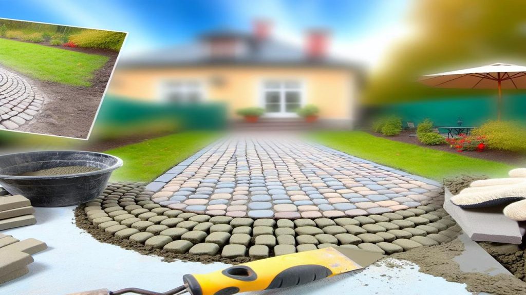 Jak zrobić opaskę z kostki brukowej wokół domu?