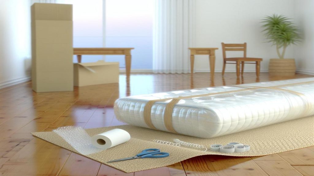 Jak zwinąć materac do transportu?