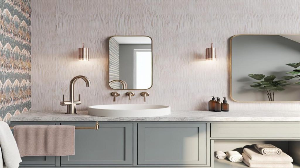 Jaką tapetę dać do łazienki zamiast płytek?