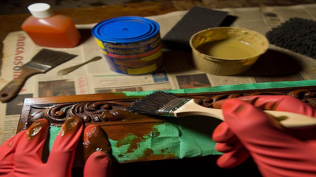 Usuwanie farby olejnej z drewna krok po kroku